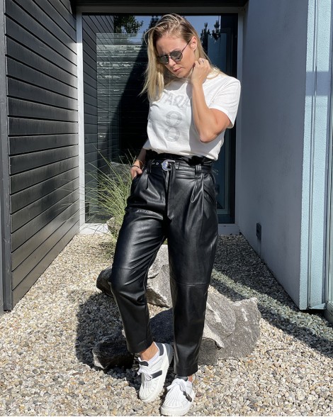 Kalhoty dámské Pinko MADERA PANTALONE černé